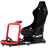 Res-Tech SIMPLY - GT Cockpit racingsimulator Zwart/rood