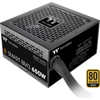 Thermaltake Smart BM3 Bronze 650W voeding Zwart, 4x PCIe, 1x 12VHPWR, Kabel management