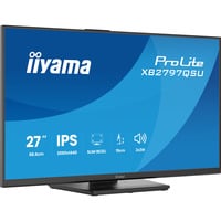 iiyama ProLite XB2797QSU-B1 27" monitor Zwart (mat), HDMI, DisplayPort, USB, Audio
