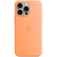 Apple Siliconenhoesje met MagSafe voor iPhone 15 Pro Max telefoonhoesje Lichtoranje