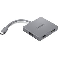 Lenovo USB-C 4 in 1 hub Gen2 usb-hub Grijs