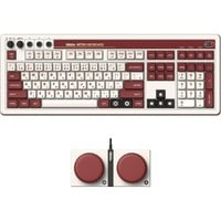 8BitDo Retro Mechanical Keyboard Fami Edition Beige, US lay-out (QWERTY), Kailh Box White, 100%, Bluetooth Low Energy, Wireless 2.4G, USB