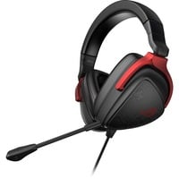 ASUS ROG Delta S Core over-ear gaming headset Zwart/rood, Pc, PlayStation 4, PlayStation 5, Xbox One, Xbox Series X|S, Nintendo Switch