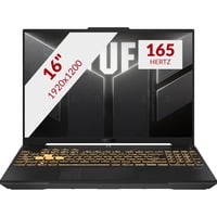 ASUS TUF Gaming FX607JV-N3108W 16" gaming laptop Grijs | Core i7-13650HX | RTX 4060 | 16 GB | 512 GB SSD