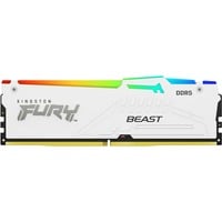 Kingston FURY 16 GB DDR5-6000 werkgeheugen Wit, KF560C36BWEA-16, Beast RGB, EXPO
