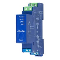 Shelly Pro Dimmer 0/1-10V PM Blauw, Bluetooth 4.2, Wifi