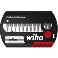 Wiha Bitset FlipSelector Standard 25 mm Zwart/rood, TORX® 13-delig 1/4" C6,3 met riemclip