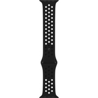 Apple Sportbandje van Nike - Zwart/zwart (45 mm) horlogeband Zwart