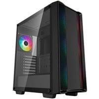 DeepCool CC560 ARGB V2 midi tower behuizing Zwart | 2x USB-A | RGB | Tempered Glass