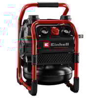 EINHELL SILENZZO 18/160 Professionele draadloze luchtcompressor Zwart/rood, Accu en oplader niet inbegrepen