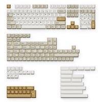 Keychron Cherry Profile Double - Shot PBT Full Set Keycaps - Camel Wit/beige, 218 stuks