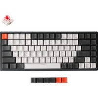 Keychron K2-C1H, toetsenbord Wit/wit, US lay-out, Gateron Red, RGB leds, TKL, Double-shot ABS, hot swap, Bluetooth 5.1
