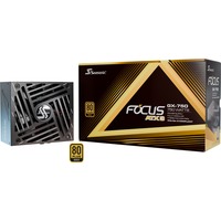 Seasonic FOCUS GX ATX3.0, 750W voeding Zwart, 1x 12VHPWR, 2x PCIe, kabelmanagement