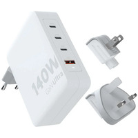 Xtorm 140W GaN-Ultra Travel Adapter + USB-C PD Kabel Wit