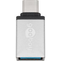 goobay USB-C / USB A OTG SuperSpeed Adapter Zilver