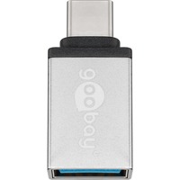 goobay USB-C / USB A OTG SuperSpeed ​​Adapter Zilver