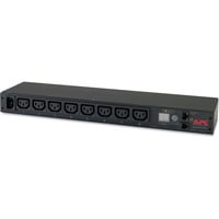 APC Rack PDU met meetfunctie Zwart, 8x C13, 1U, AP7820B