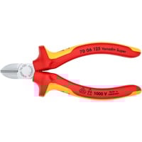 KNIPEX Zijsnijtang 70 06 125 kniptang Rood/geel