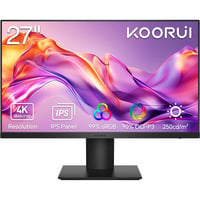 Koorui E2741A 27" 4K Ultra HD monitor Zwart, 1x DisplayPort, 2x HDMI, HDMI, DisplayPort, AMD Free-Sync