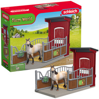 Schleich Farm World - Ponybox met mustangmerrie speelfiguur 42724