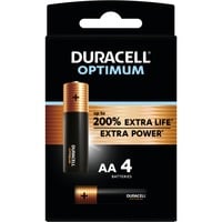 Duracell Optimum Alkaline AA-batterijen 4 stuks