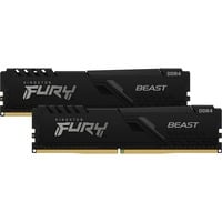 Kingston FURY 64 GB DDR4-3200 Kit werkgeheugen Zwart, KF432C16BBK2/64, Beast