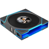 Lian Li UNI FAN TL LCD FLEX RGB case fan Zwart, 124 x 120 x 28 mm, PWM