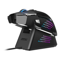 MSI VERSA PRO WIRELESS plus MOUSE DOCK PRO Zwart, 400 - 26.000 DPI, 2,4 GHz / Bluetooth / USB