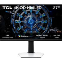TCL 27C2A 27" 4K Ultra HD gaming monitor Wit, 1x DisplayPort, 2x HDMI, 160 Hz