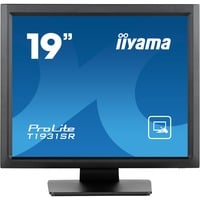 iiyama ProLite T1931SR-B1S 19" touchscreen monitor Zwart, Touch, VGA, HDMI, DisplayPort, Audio