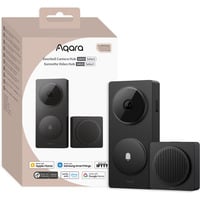 Aqara Slimme Video Deurbel G410 Select Zwart, Wifi, Bluetooth, Zigbee, Matter
