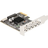DeLOCK PCI Express x1 kaart > interne USB 5 Gbps Type-E + 19-pin USB-pin header usb-controller