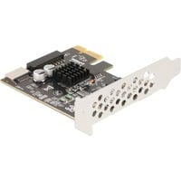 DeLOCK PCIe x1 naar interne USB 5 Gbps Type-E + 19-pin USB-pin header usb-controller 