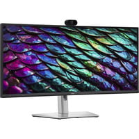 Dell Pro P P3426WEB 34.1" Curved UltraWide monitor Zwart/zilver, Webcam, HDMI, DisplayPort, LAN, Audio, USB-C, 100 Hz