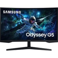 SAMSUNG Odyssey G5 G55C 32" curved gaming monitor Zwart, HDMI, DisplayPort, 165 Hz