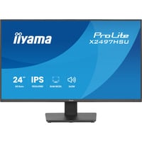 iiyama ProLite X2497HSU-B1 23.8" monitor Zwart, 120 Hz, HDMI, DisplayPort, USB-C, Audio