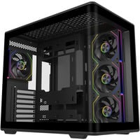 Cooler Master Elite 600 ARGB  midi tower behuizing Zwart | 2x USB-A | 1x USB-C | RGB | Window