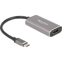 DeLOCK USB-C 3.1 Gen 1 (male) > HDMI + HD adapter Grijs, 0,2 meter, 8K