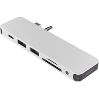 Hyper SOLO 7-in-1 USB-C Hub dockingstation Zilver