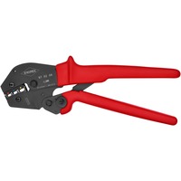 KNIPEX Krimptang 97 52 06 Rood/zwart, Ovale krimp, Openingsveer