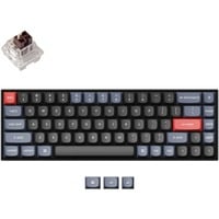 Keychron K6 Pro-H3, toetsenbord Zwart, US lay-out, Keychron K Pro Brown, RGB leds, 65%, Double-shot PBT, hot swap, Bluetooth 5.1
