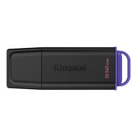 Kingston DataTraveler Exodia 512 GB usb-stick Zwart/lila, USB-A 3.2 Gen 1 (5 Gbit/s)