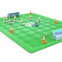 Ozobot Challenge mat: Voetbal Robot