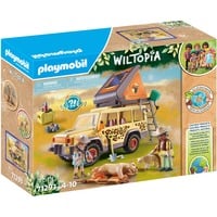 PLAYMOBIL Wiltopia - Met de terreinwagen bij de leeuwen Constructiespeelgoed 