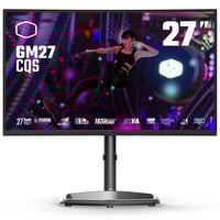 Cooler Master GM27-CQS 27" curved gaming monitor Zwart, 170 Hz (overclocking), HDMI, DisplayPort, Audio