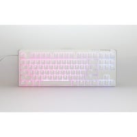 Ducky One 3 Classic Pure White TKL, toetsenbord Wit, US lay-out, Cherry MX Red, RGB led, Double-shot PBT, Hot-swappable, QUACK Mechanics, 80%