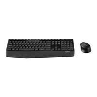 Logitech MK345 Comfort Wireless Keyboard and Mouse Combo desktopset Zwart, US-International lay-out (QWERTY), 100%
