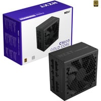 NZXT C1000 Gold Core modulaire 1000 watt voeding  Zwart, 1x 12V-2x6, 3x PCIe