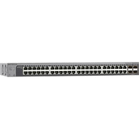 Netgear 48-poorts Gigabit Smart switch met 4 SFP+ poorten Grijs, 10 Gb, Insight cloudbeheer