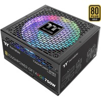 Thermaltake Toughpower GF1 ARGB 750W voeding Zwart, 4x PCIe, Full kabel-management